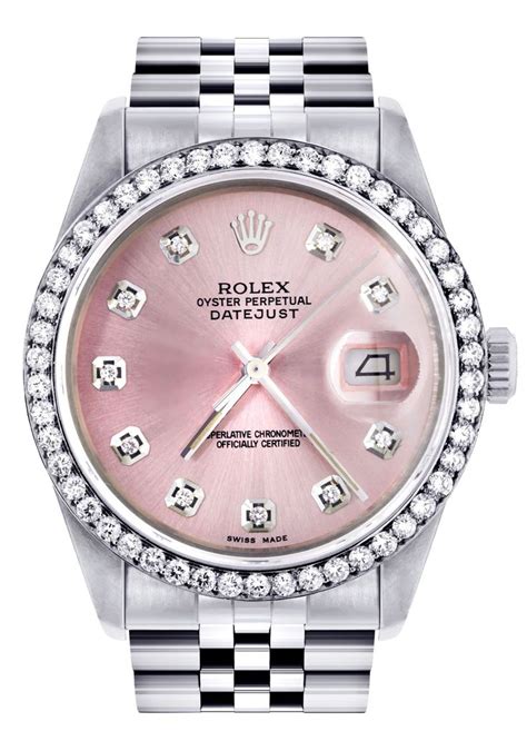 pink and silver rolex|pink rolex watches for women.